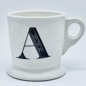 Anthropologie Monogram letter A mug